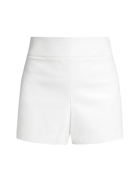 Donald Vegan Leather Shorts | Saks Fifth Avenue