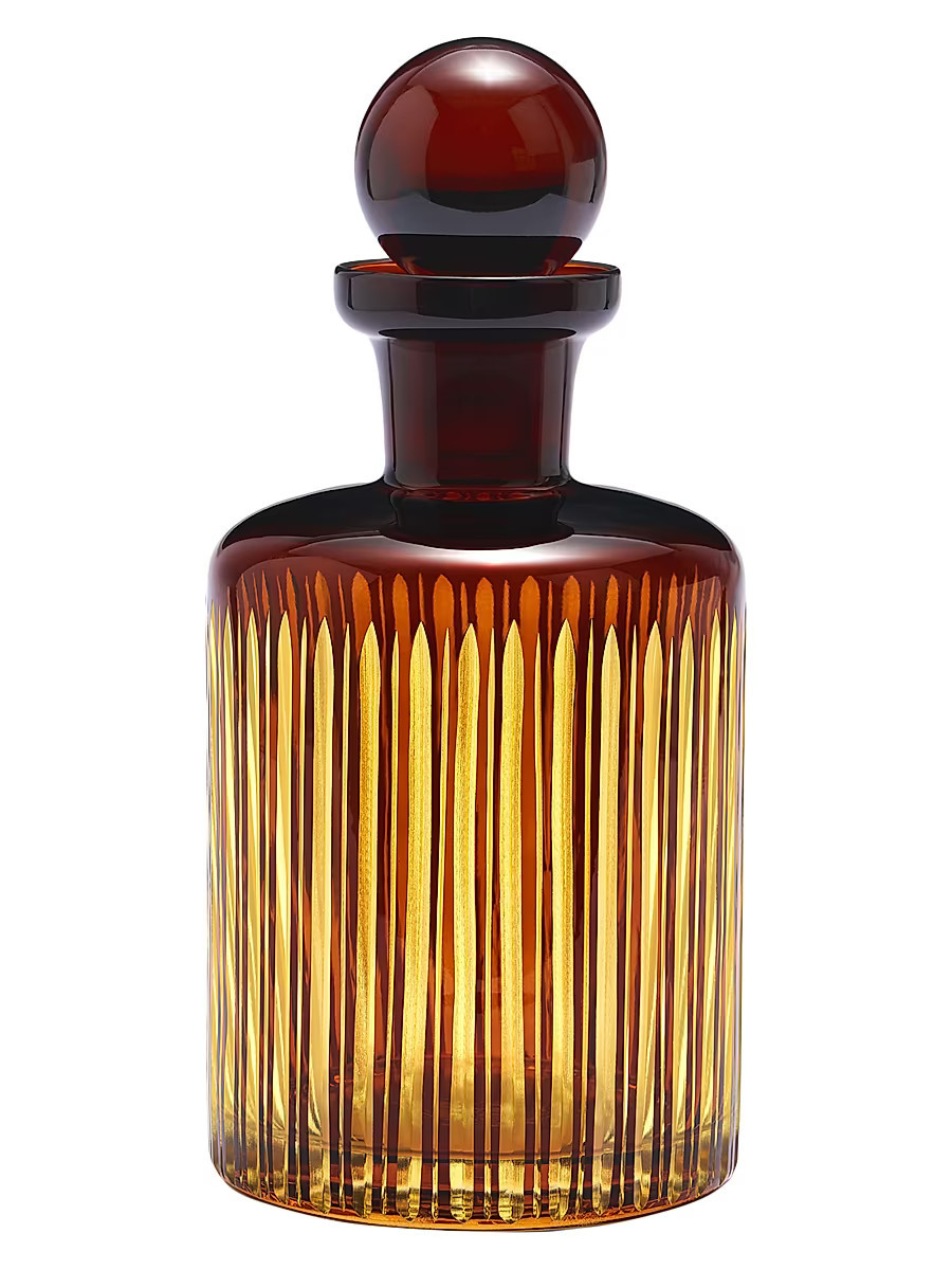 Prism Glass Decanter - Amber | Saks Fifth Avenue