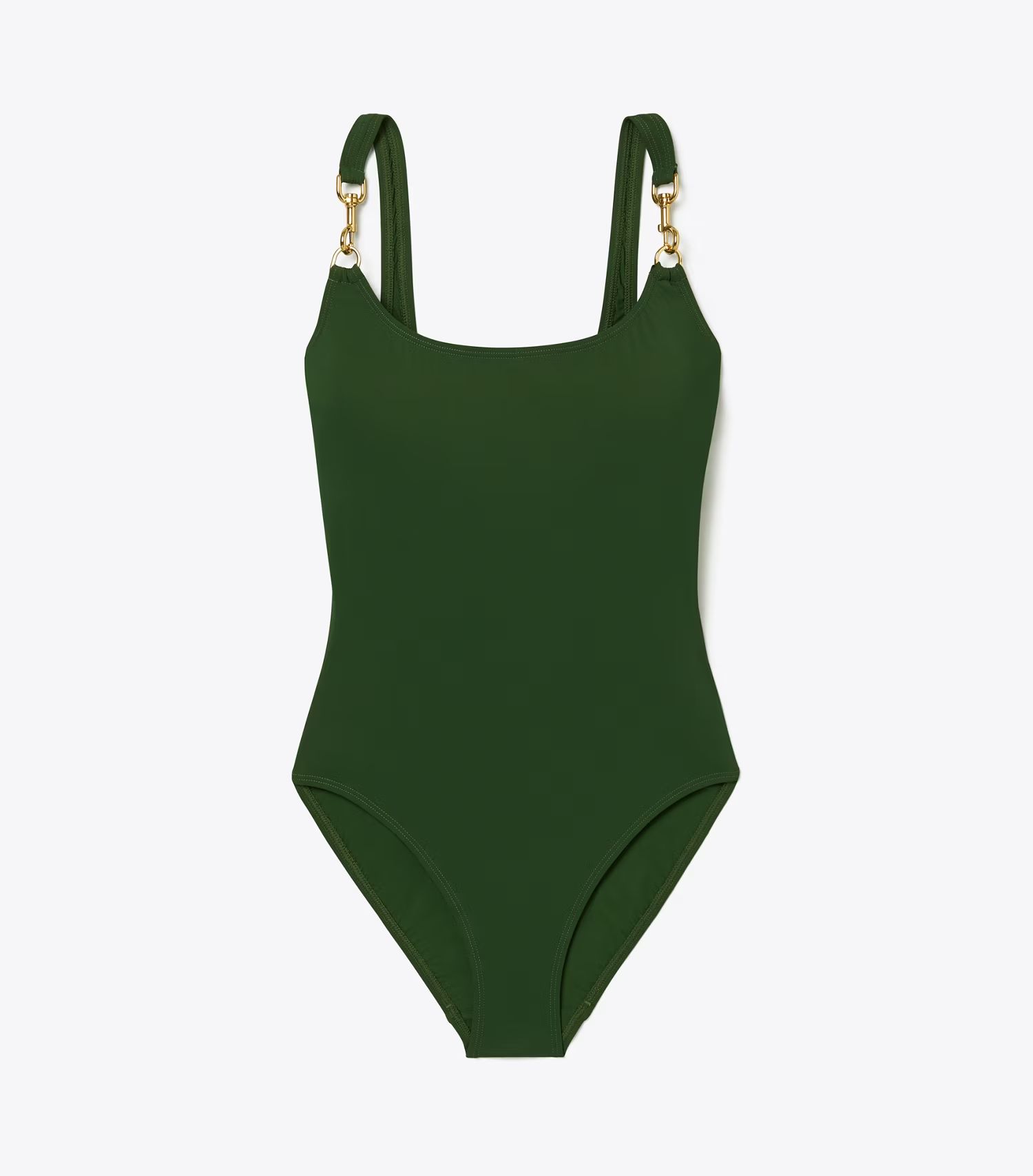 Clip Tank Swimsuit: Women's Designer One Pieces | Tory Burch | Tory Burch (US)