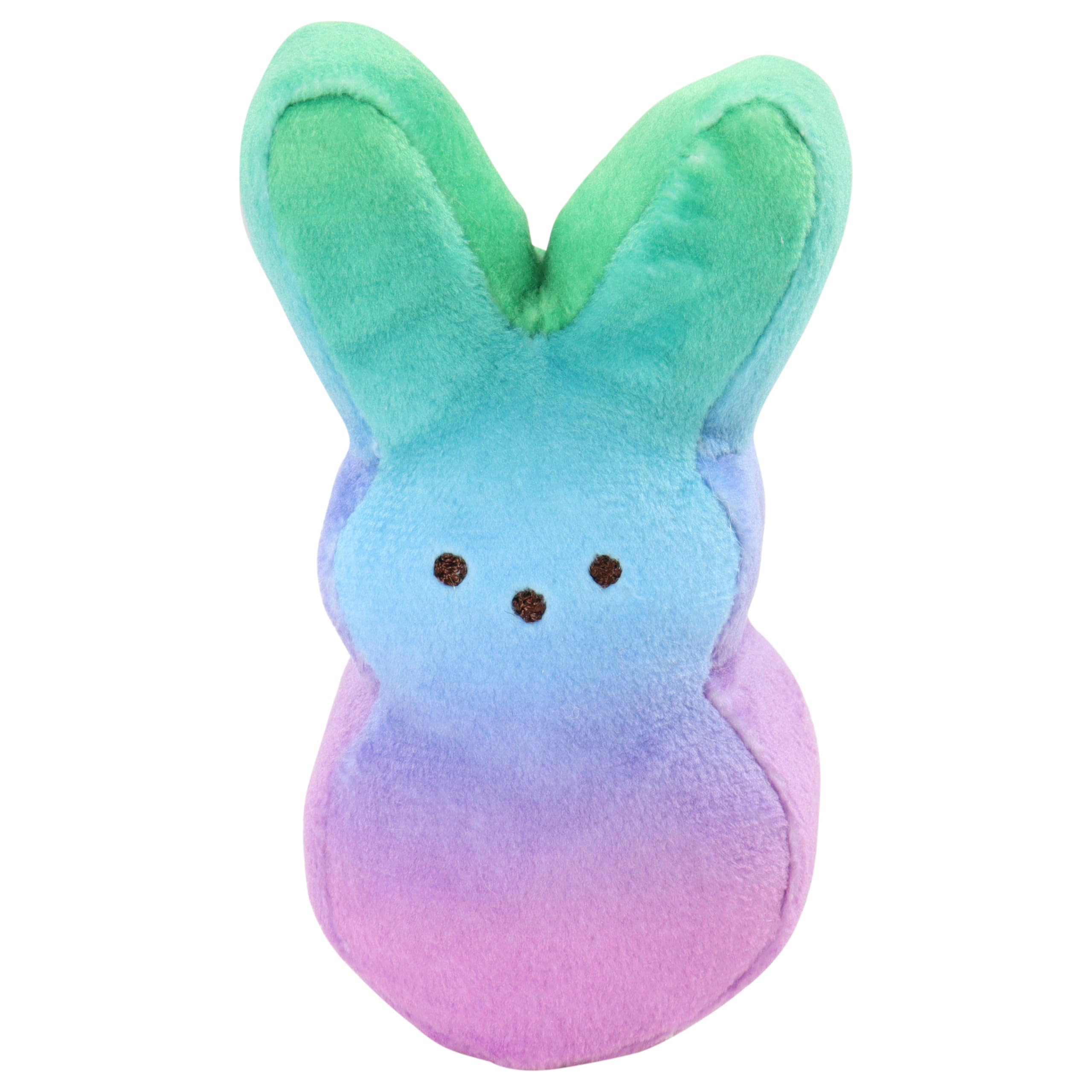 Animal Adventure | Peeps | 4” Collectible Palm Pet Bunny Plush | Blue Green Ombre | Amazon (US)