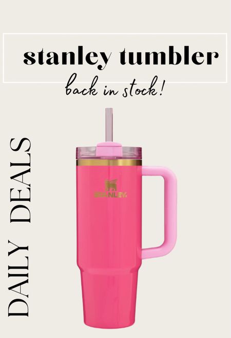 Stanley tumbler back in stock!!! #stanley #stanleytumbler 

#LTKGiftGuide #LTKHome #LTKFindsUnder50