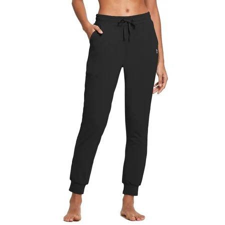 BALEAF Women's Sweatpants Joggers Cotton Yoga Lounge Sweat Pants Casual Running Tapered Pants with Pockets Black Size XL | Walmart (US)