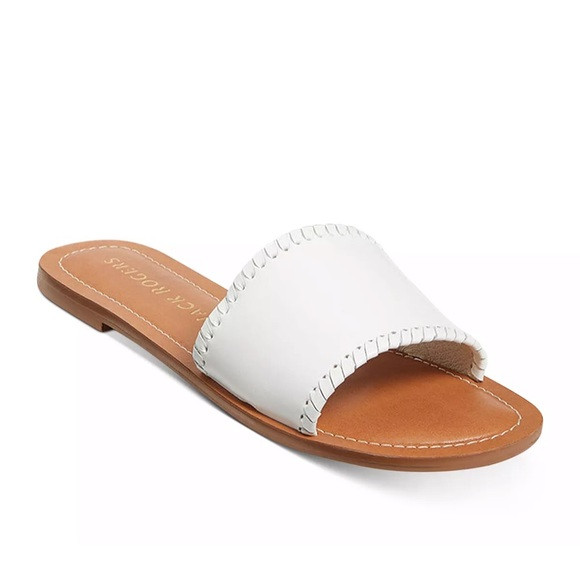 Jack Rogers Sofia Leather Slides | Poshmark