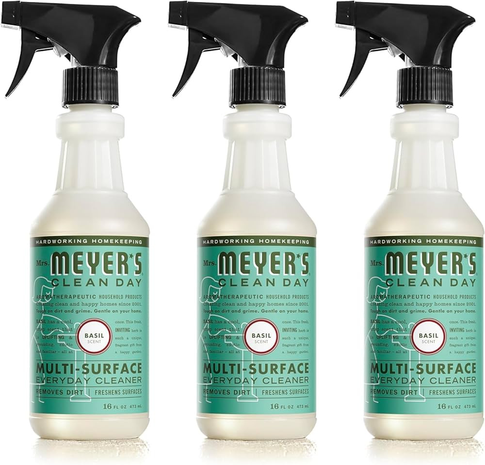 MRS. MEYER'S CLEAN DAY All-Purpose Cleaner Spray, Basil, 16 fl. oz - Pack of 3 | Amazon (US)