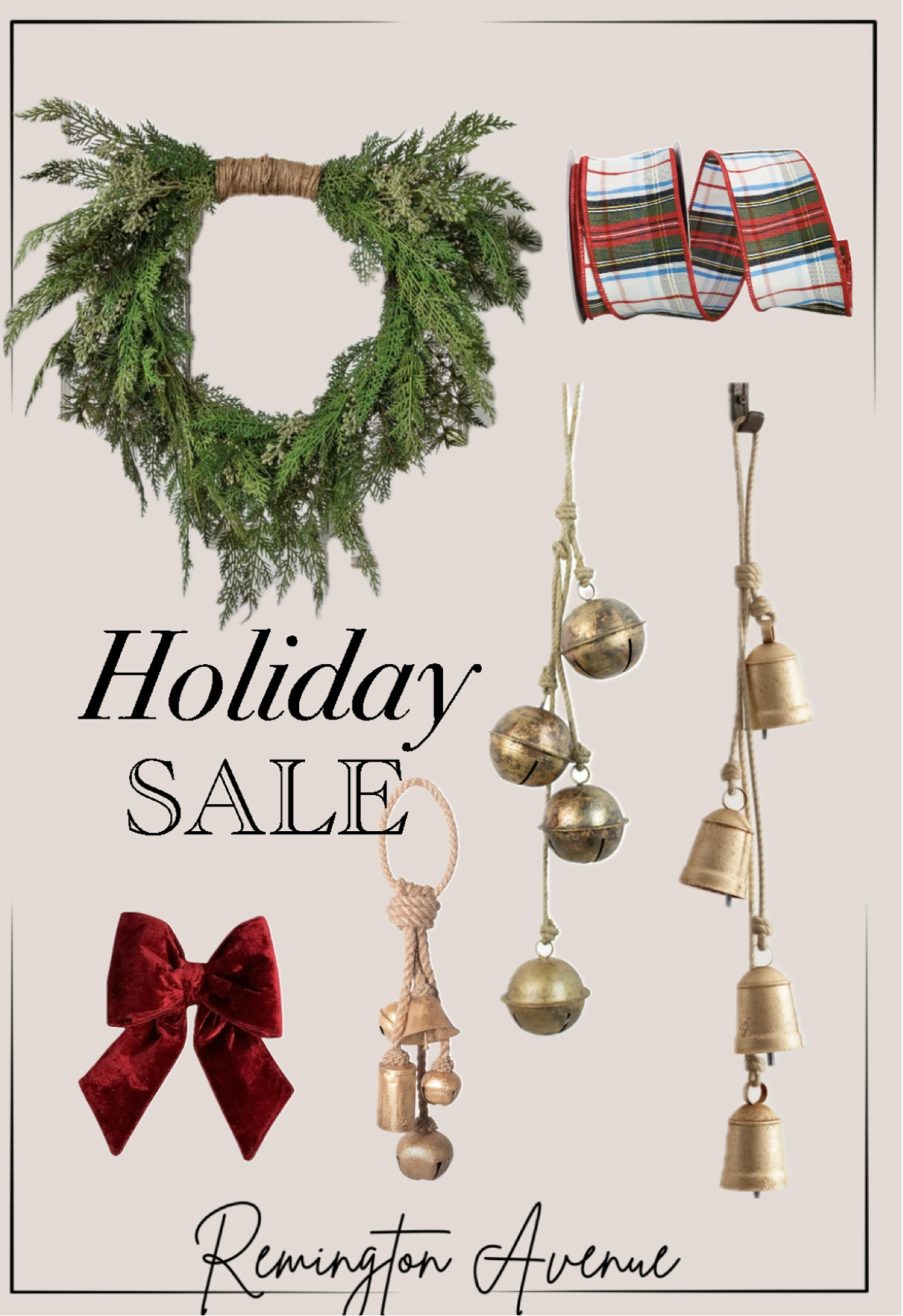 My real touch large wreath, hanging Christmas bells, and large puffy velvet bow are on sale right now! 
Deck out your holiday front door with this Christmas decor!
Holiday porch 


#LTKHoliday #LTKSeasonal #LTKSaleAlert
