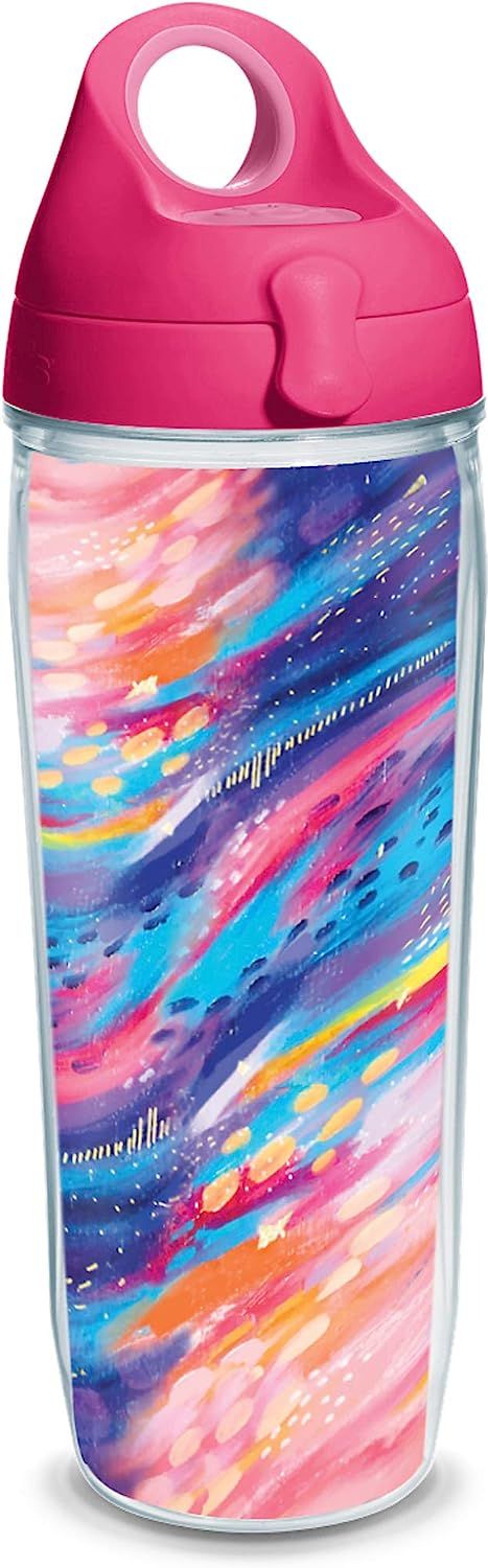 Tervis Etta Vee Made in USA Double Walled Insulated Tumbler, 24 oz Water Bottle, Happy Abstract | Amazon (US)