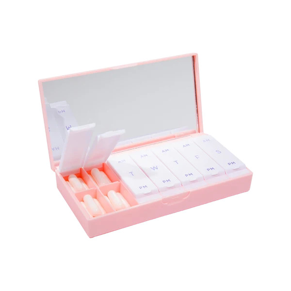 Pink AM/PM Pill Box \u2013 Port and Polish | Bluemercury, Inc.