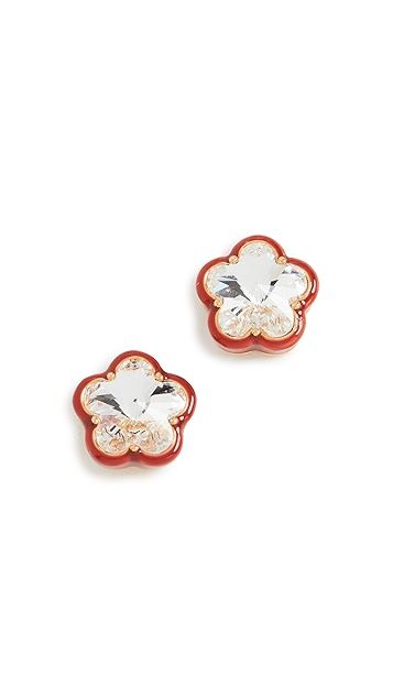 Swarovski Flower Stud Earrings | Shopbop