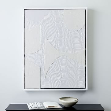 Pieced Fabric Framed Wall Art | West Elm (US)