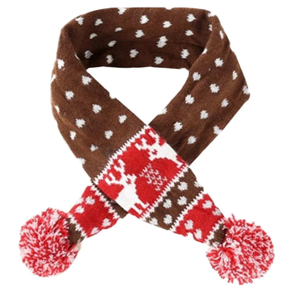 Christmas Pet Dog Scarf Bandana Striped Knitted Neck Warmer Xmas Holiday Pet Puppy Cat Costume Su... | Walmart (US)