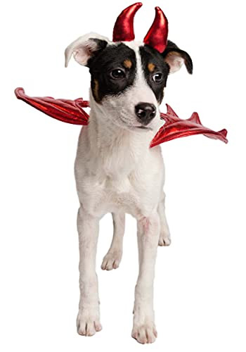 Pet Krewe Devil Dog Costume & Cat Costume - Attaches to Any Pet Harness, One Size Fits All Pets - Perfect for Christmas Holiday, Parties, Photoshoots, Gifts for Dog & Cat Lovers | Amazon (US)