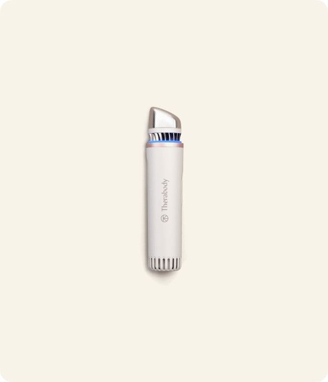 TheraFace Depuffing Wand (White) | Reduce Puffiness & Boost Radiance | Theragun