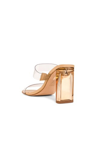 Schutz Ariella Acrylic High Heel in Light Nude from Revolve.com | Revolve Clothing (Global)