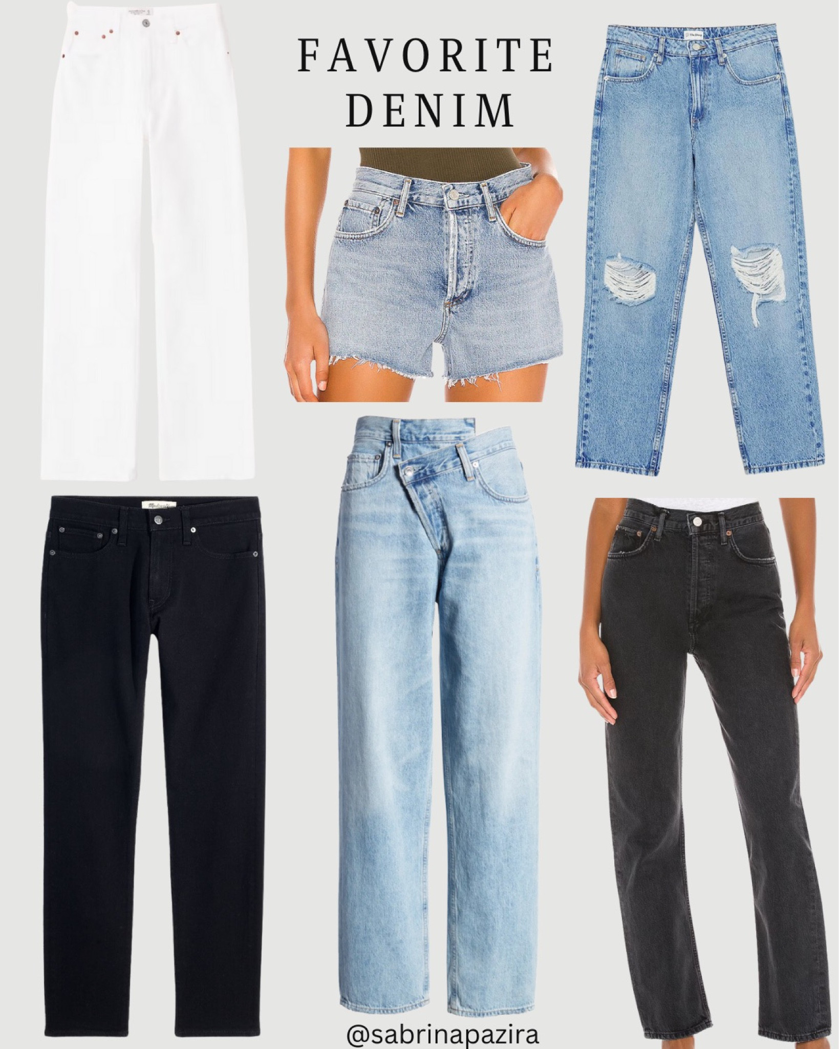 Favorite denim roundup, shorts, light denim, medium denim, white denim, black denim, distressed, agolde, Madewell, Shopbop 

#LTKunder100 #LTKSeasonal #LTKstyletip