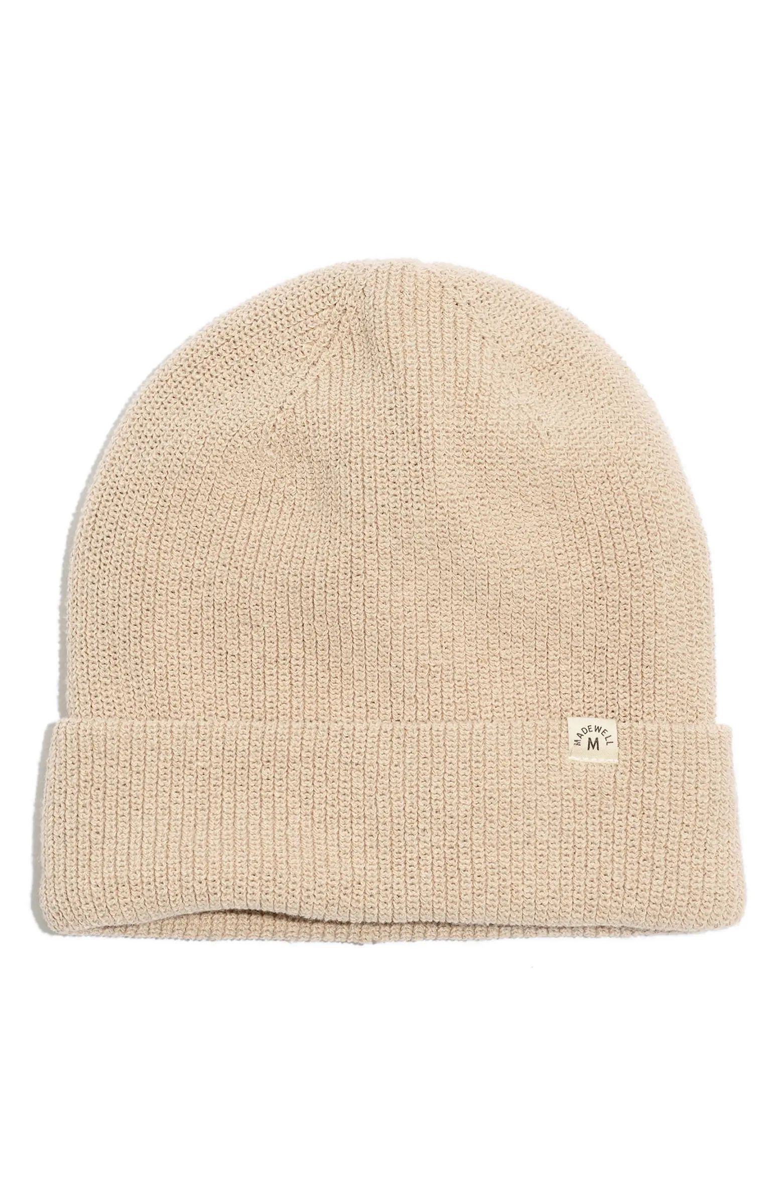 Recycled Cotton Blend Beanie | Nordstrom
