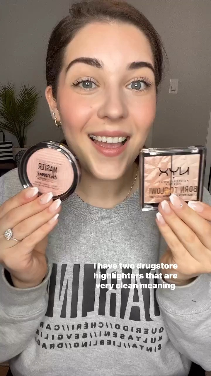 Clean Drugstore highlighters for the win!! What’s better than something being @switch.natural approved PLUS affordable AND accessible at target?? 

The copyright to this content (video, photo, caption, and all related media) belongs solely to @beauty_demos. Any form of usage without my explicit permission is an infringement of those rights. Tags and hashtags do not denote permission. 
-
#ilovemakeup #beauty #cleangirlmakeup #cleanbeauty #makeupenthusiast #beautycommunity #makeuplover #panningcommunity nontoxicbeauty #greenbeauty #cleanmakeup #greenmakeup #nontoxicmakeup #cleanhighlighter #nontoxichighlighter #nyxhighlighter #maybellinehighlighter #switchnatural #switchnaturalapp #switchnaturalapproved