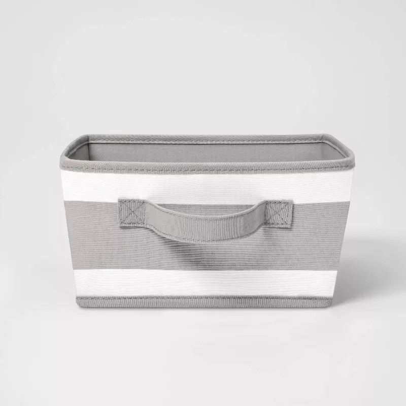 Canvas Stripe Bin - Pillowfort™ | Target