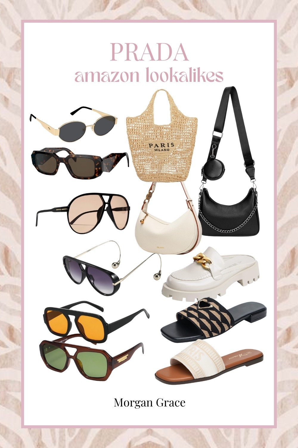 Prada Amazon Lookalikes

Amazon designer lookalikes, Amazon designer dupe, Amazon designer inspired, Prada sunglasses dupe, Prada inspired sunglasses, Prada sunglasses lookalike, Prada shoes dupe, Prada inspired shoes, Prada shoes lookalike, Prada bag dupe, Prada inspired bag, Prada bag lookalike, designer purse dupe, designer inspired purse, designer purse lookalike, designer sunglasses dupe, designer inspired sunglasses, designer sunglasses lookalike, designer shoes dupe, designer inspired shoes, designer shoes lookalike, sandals, designer sandals dupe, designer inspired sandals, designer inspired sandals, orange sunglasses, black sandals, white sandals, white mules, black purse, white purse, woven bag, Morgan’s grace

#LTKItBag #LTKFindsUnder50 #LTKShoeCrush