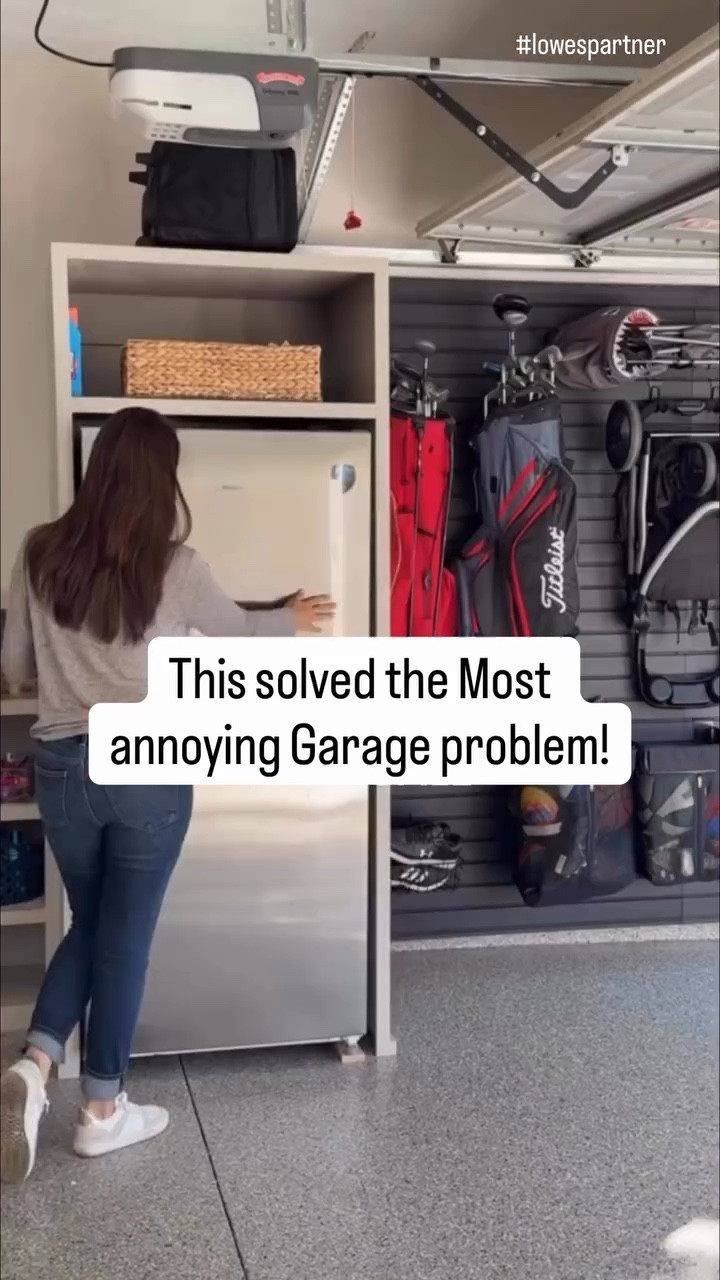 A true garage ready fridge so deserving that I built it its own alcove to protect it! ☺️ the functionality on this and the price are worth checking out! Comment below and I’ll send you the link! 

#lowesfinds #affiliatelink #lowespartner @loweshomeimprovement  @lowescreator @midea_us

#LTKHome #LTKmomlife