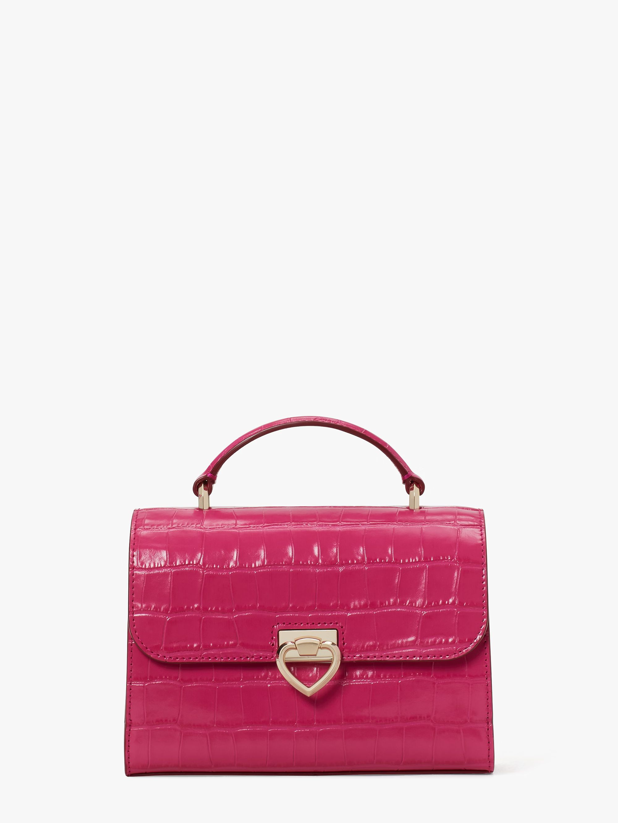 lovitt croc-embossed small top-handle bag | Kate Spade (US)