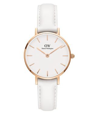 Daniel Wellington - Classic Petite Bondi Stainless Steel and Leather-Strap Watch | Lord & Taylor