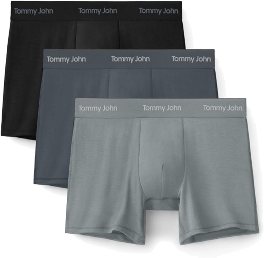 Tommy John Men's Luxe Modal 4" Trunk Boxer Brief Underwear | Amazon (US)
