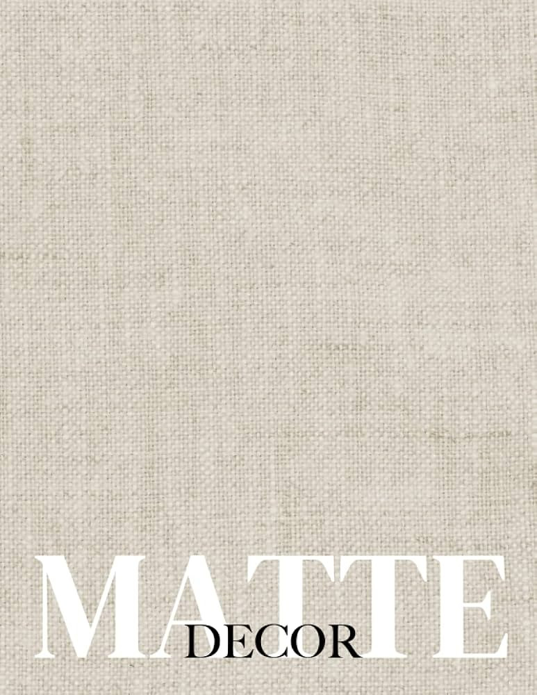 Matte Decor: Decorative Book For Home Decor | Book Decor For Coffee Table | Thick Decorative Disp... | Amazon (US)