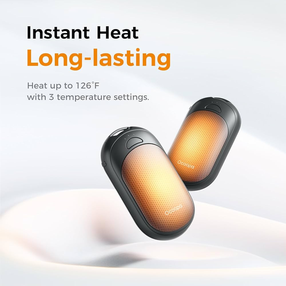 OCOOPA Magnetic Hand Warmers Rechargeable 2 Pack, Electric Handwarmers, Smart Heating UL Certifie... | Amazon (US)
