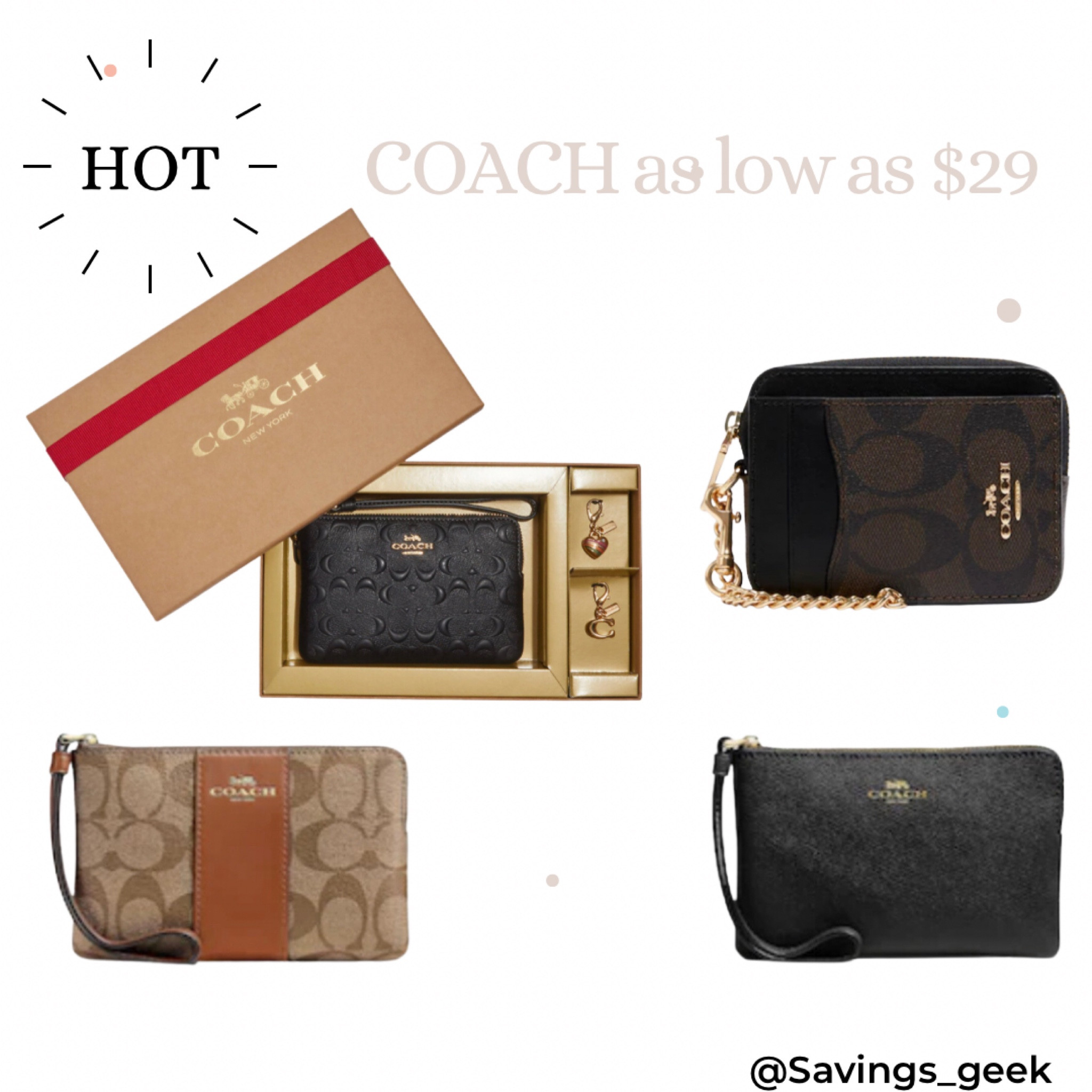 Start that Christmas shopping! I always grab these for teacher gifts 

Ad ✨Link is in my bio to LTK 
#christmasgift #coach #wristlet #outletsale #holidayshopping #tweengift #giftidea

#LTKover40 #LTKsalealert #LTKitbag