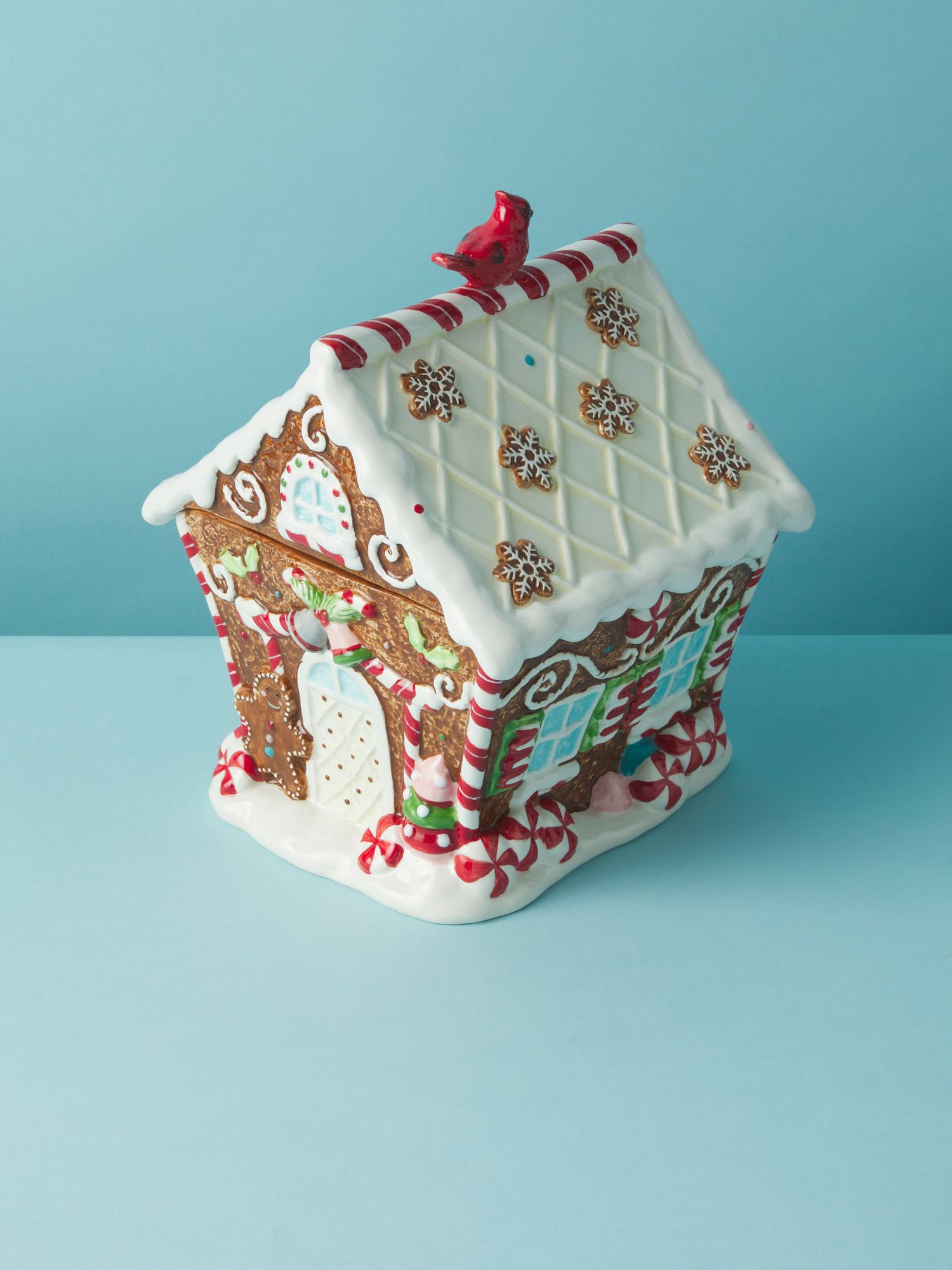 8x11 Ceramic Gingerbread House Cookie Jar | Holiday Decor | HomeGoods | HomeGoods