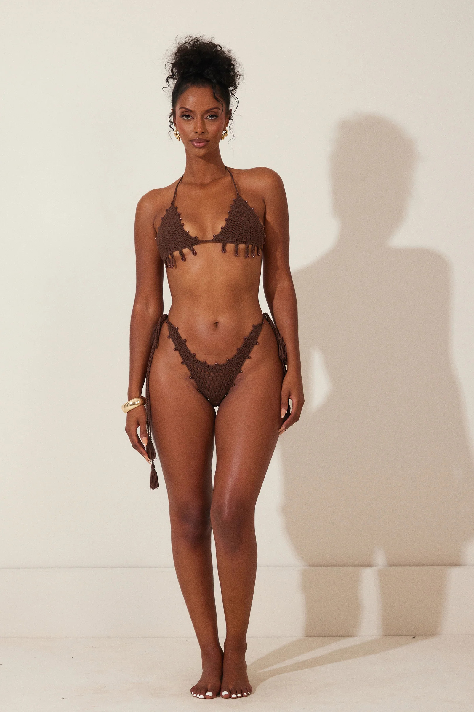 The Crochet Bikini in Brown | Mars The Label