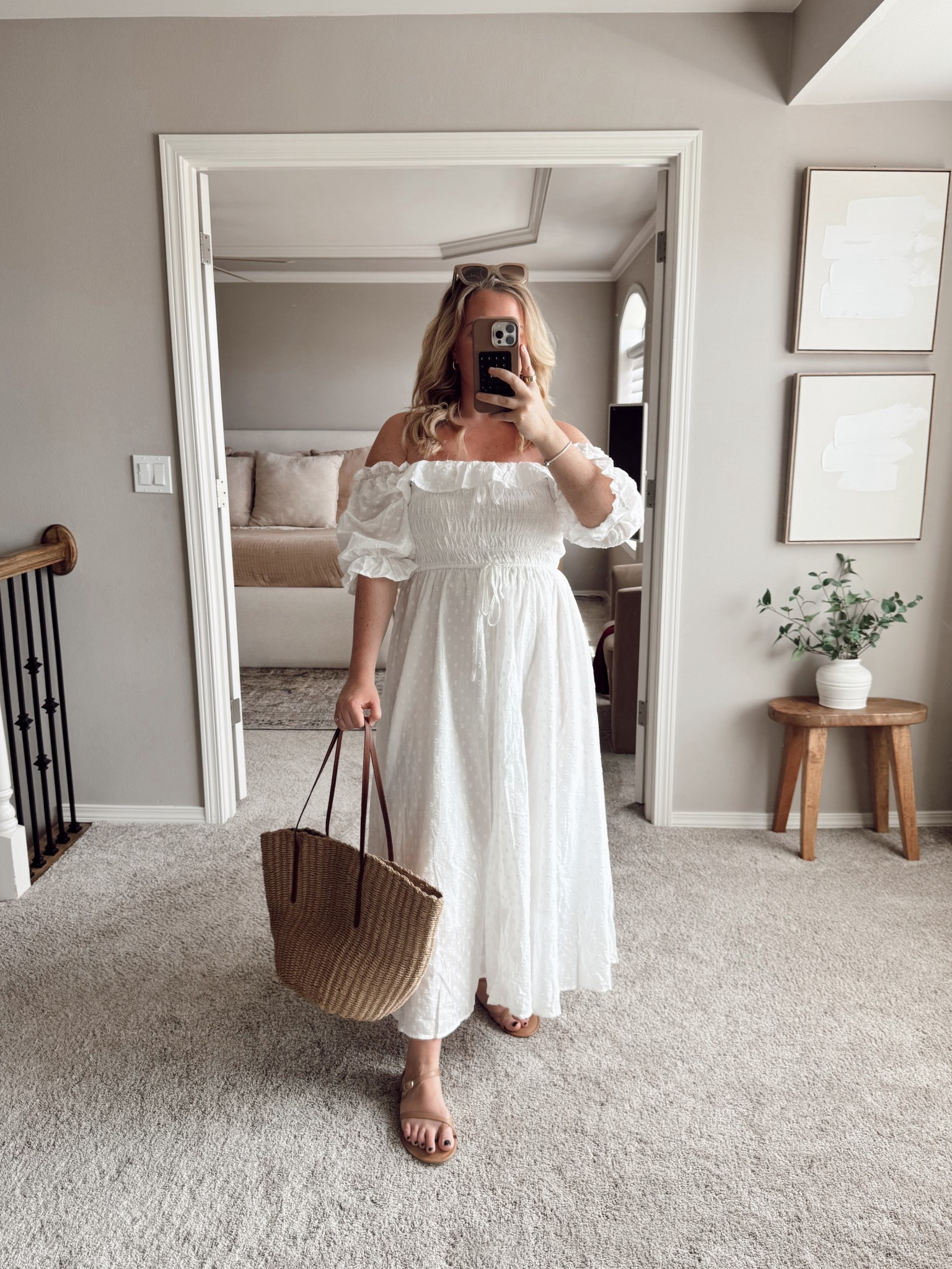 Favorite smocked dress perfect for spring and summer. Comes in so many different prints and colors. I’m wearing a size large. $39 from Amazon 🫶🏻

#LTKFindsUnder50 #LTKSummerEdit #LTKMidsize