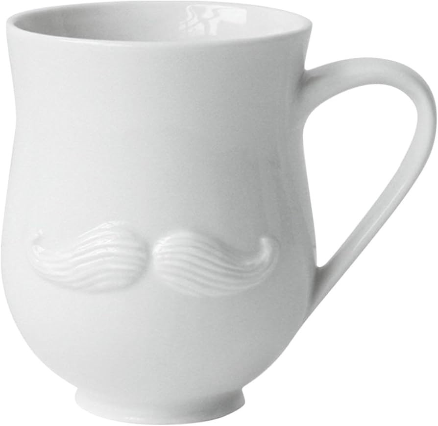 Jonathan Adler Reversible Muse Porcelain Mug, One Size (Pack of 1), White | Amazon (US)