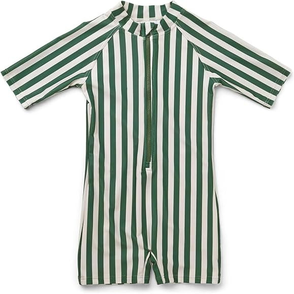 Boys One Piece Swimsuit Whale Dolphin Bathing Suit Zipper Rash Guard Kid Short Sleeve Swimwear Sh... | Amazon (US)