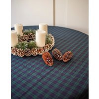 Blackwatch Plaid Tablecloth, Christmas Tartan Table Cloth, Scottish Christmas, Mackay Tartan, Mckay | Etsy (US)