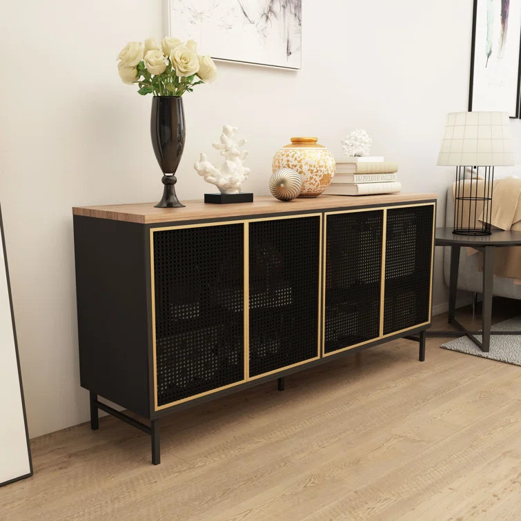 Tafariah Iron 4 - Door Accent Cabinet | Wayfair North America