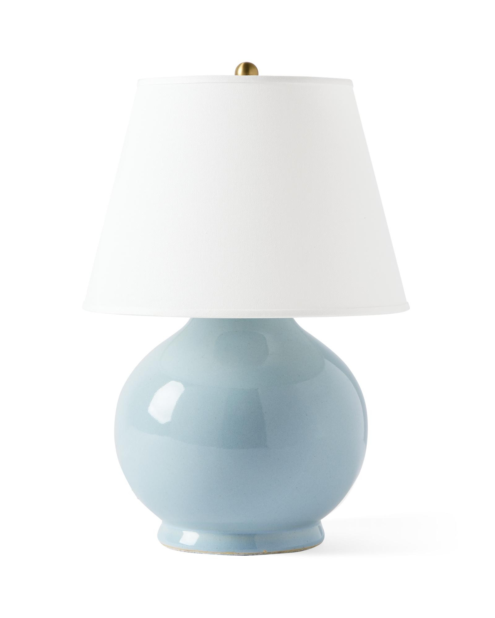 Como Ball Table Lamp – Coastal Blue | Serena & Lily | Serena and Lily