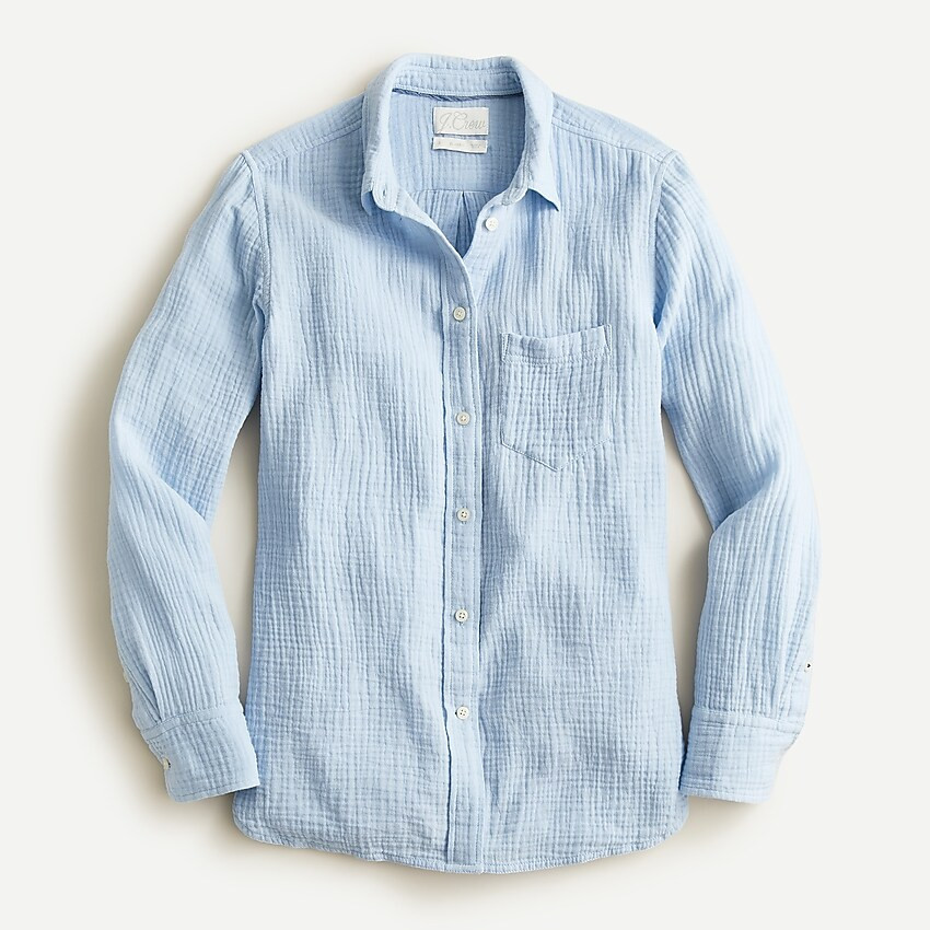Classic-fit cozy gauze shirt | J. Crew US