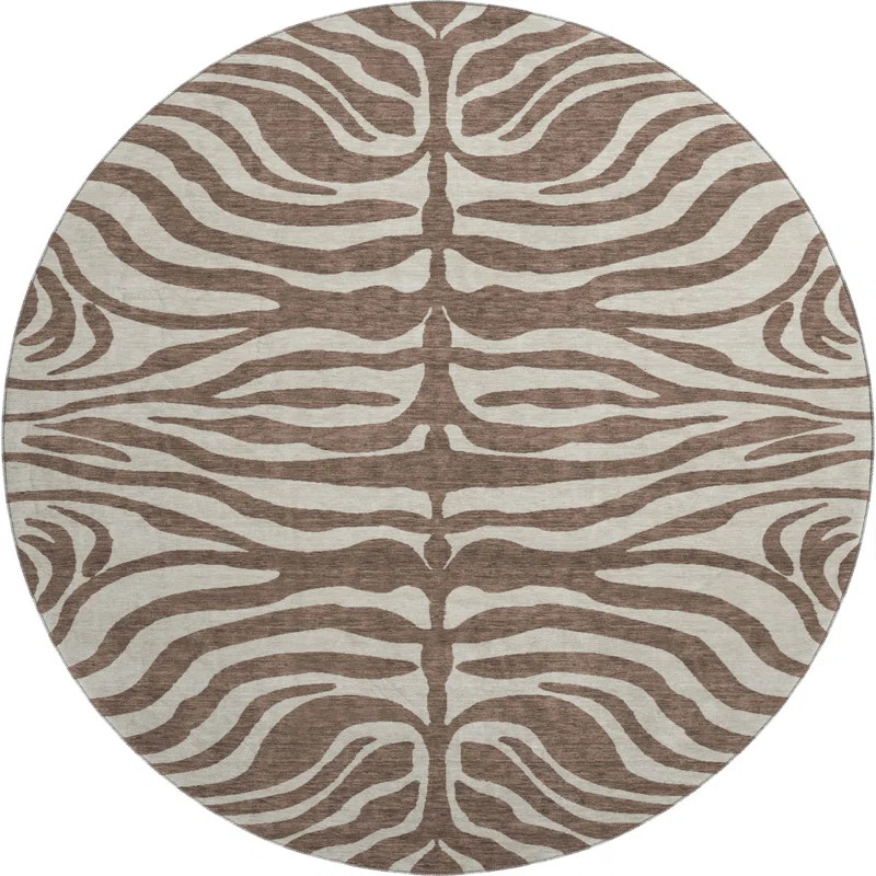 Premium Machine Washable Goulven AMF1042 Animal Print Rug | Wayfair North America