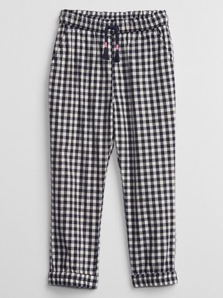 Toddler Pull-On Gingham Pants With Washwell™ | Gap Factory