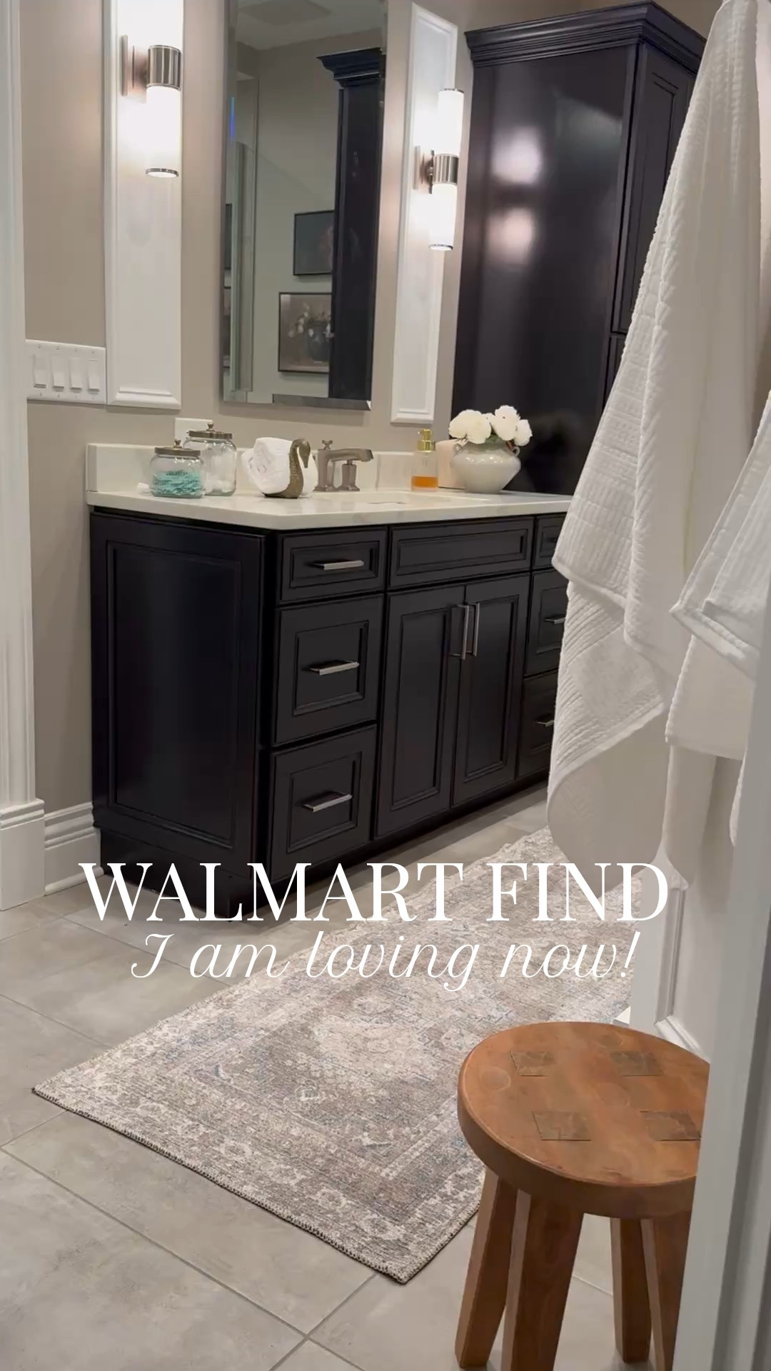 This washable runner is amazing and it’s under $45! It had a non-slip backing and the pattern is so beautiful.  @walmart #walmartfinds #walmart #walmarthome #washable #washablerug #bath 

#LTKHome #LTKWatchNow #LTKFindsUnder50