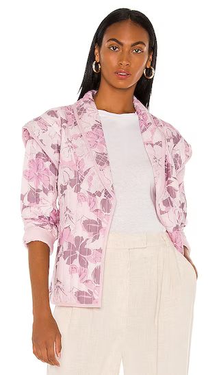 Tate Quilted Jacket in Lyla Tropical Floral | Revolve Clothing (Global)