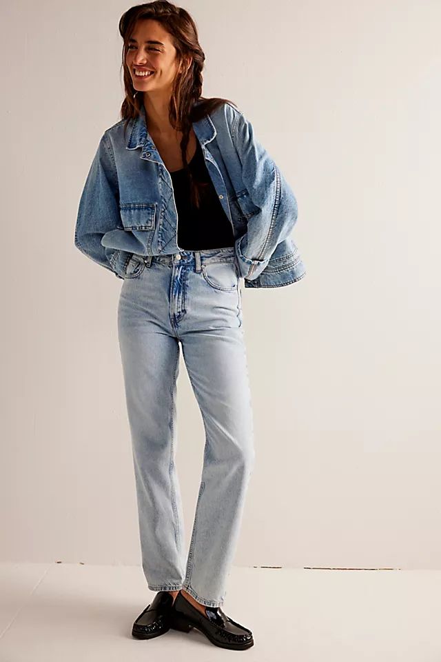 Pacifica Straight-Leg Jeans | Free People (Global - UK&FR Excluded)