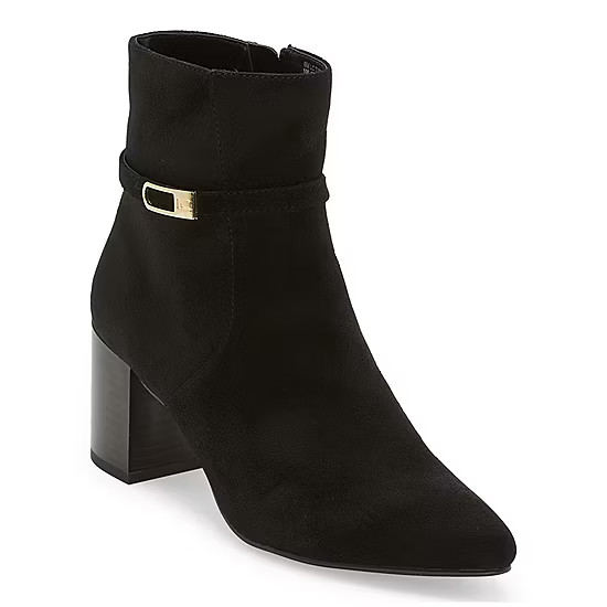 Liz Claiborne Womens Tudor Stacked Heel Booties - JCPenney | JCPenney