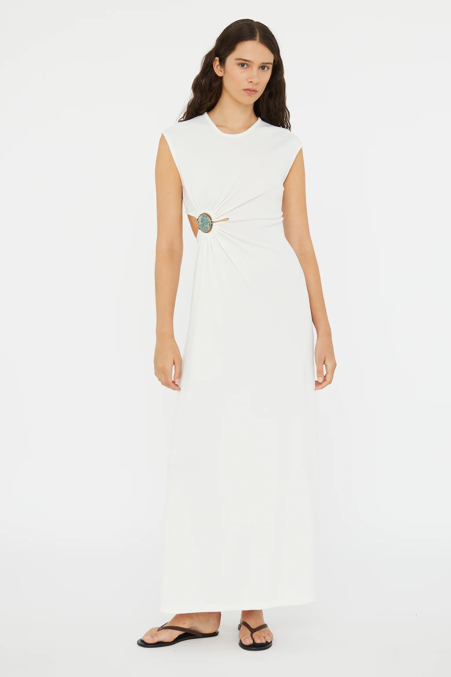 mineral stone ruched tank dress | The New Trend (Australia & New Zealand)