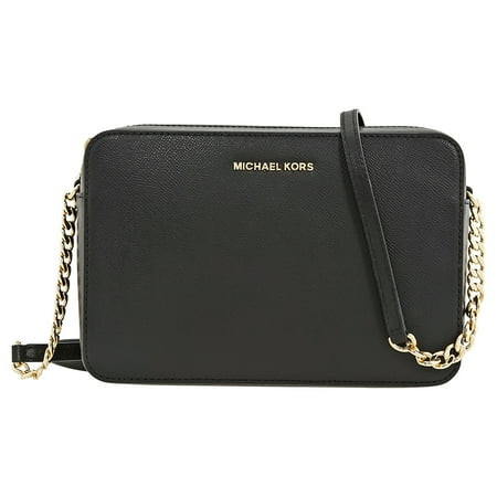 Michael Kors Jet Set Crossbody Bag Large Crossbody - Black | Walmart (US)