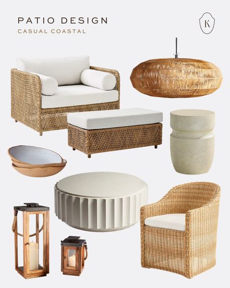 We’re here for a well-designed patio! 🙌 Especially with a casual coastal aesthetic in neutral hues. 🐚☀️

#LTKhome #LTKSeasonal