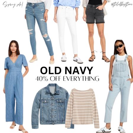 Old navy sale 40% off everything! Womens clothes, jeans, kids, babies, overalls, denim, romper, shorts, skirts, sneakers, sandals  

#LTKstyletip #LTKsalealert #LTKSeasonal