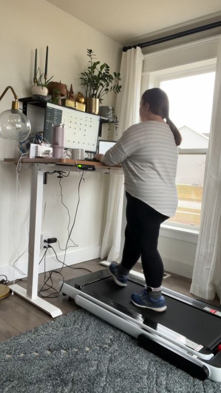 Work from home walking pad and standing desk #workfromhome #homeoffice

#LTKVideo