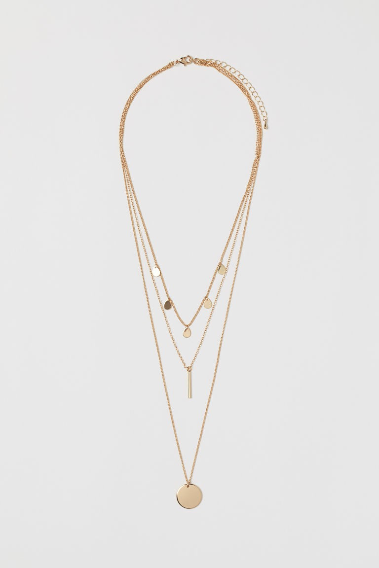 Dreireihige Kette - Goldfarben - Ladies | H&M DE | H&M (DE, AT, CH, NL, FI)
